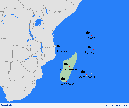 webcam  Africa Carte di previsione